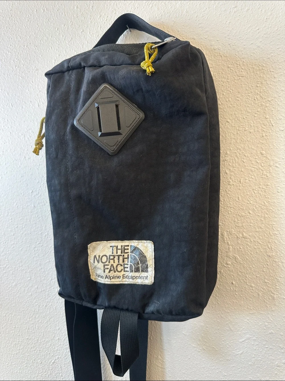 The North Face Black Daypack Sling Backpack Mini bag nylon